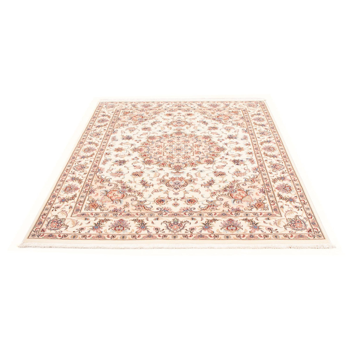 Persisk tæppe - Tabriz - Royal - 194 x 148 cm - creme