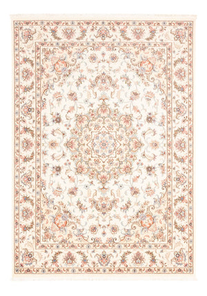Persisk tæppe - Tabriz - 203 x 148 cm - creme