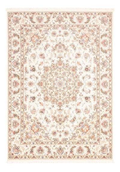 Tabriz Tæppe 148x203cm - Persisk tæppe - creme