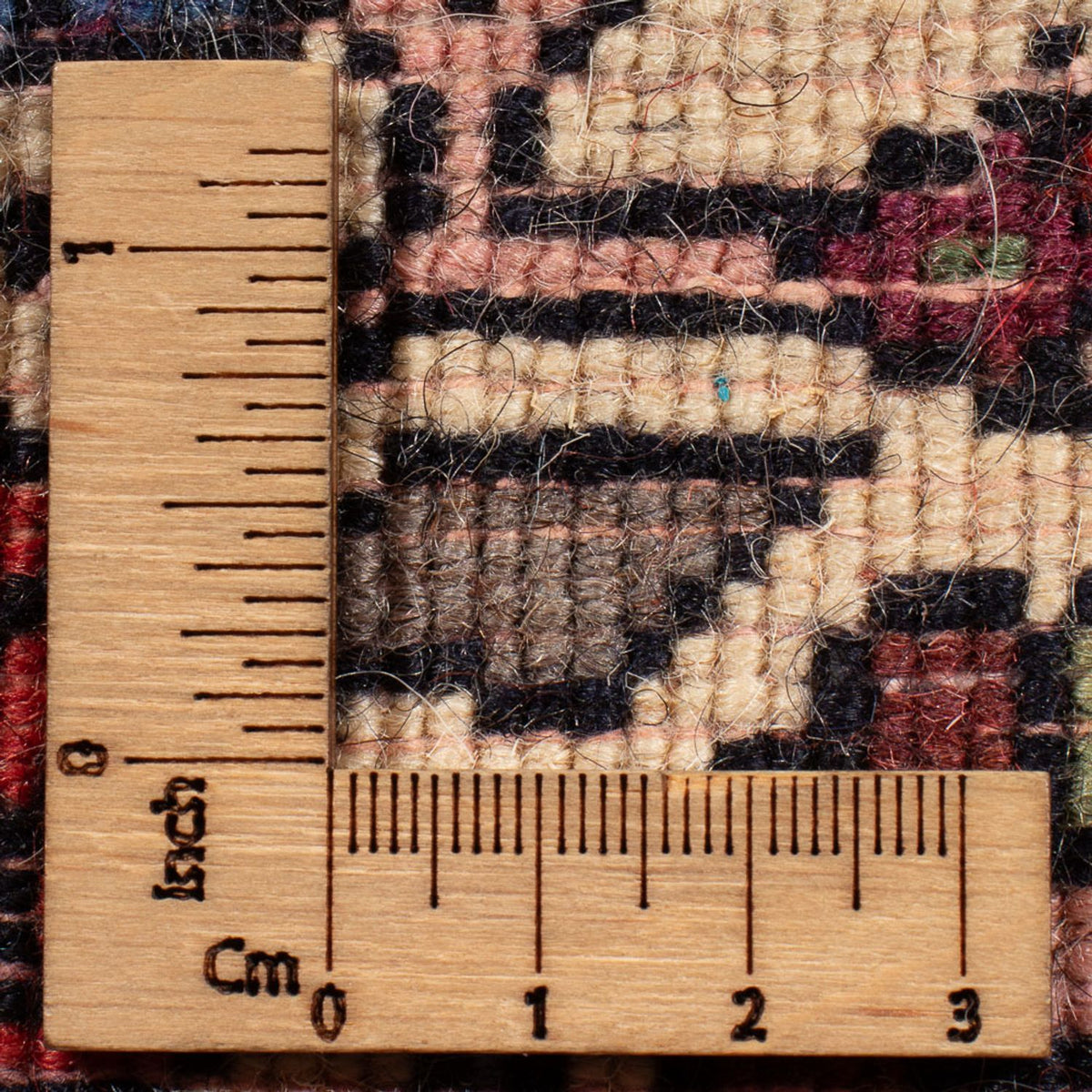 Persisk tæppe - Nomadisk - 91 x 58 cm - rød