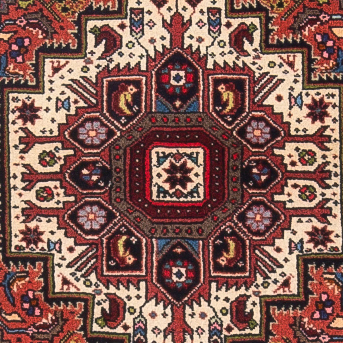 Persisk tæppe - Nomadisk - 125 x 75 cm - creme