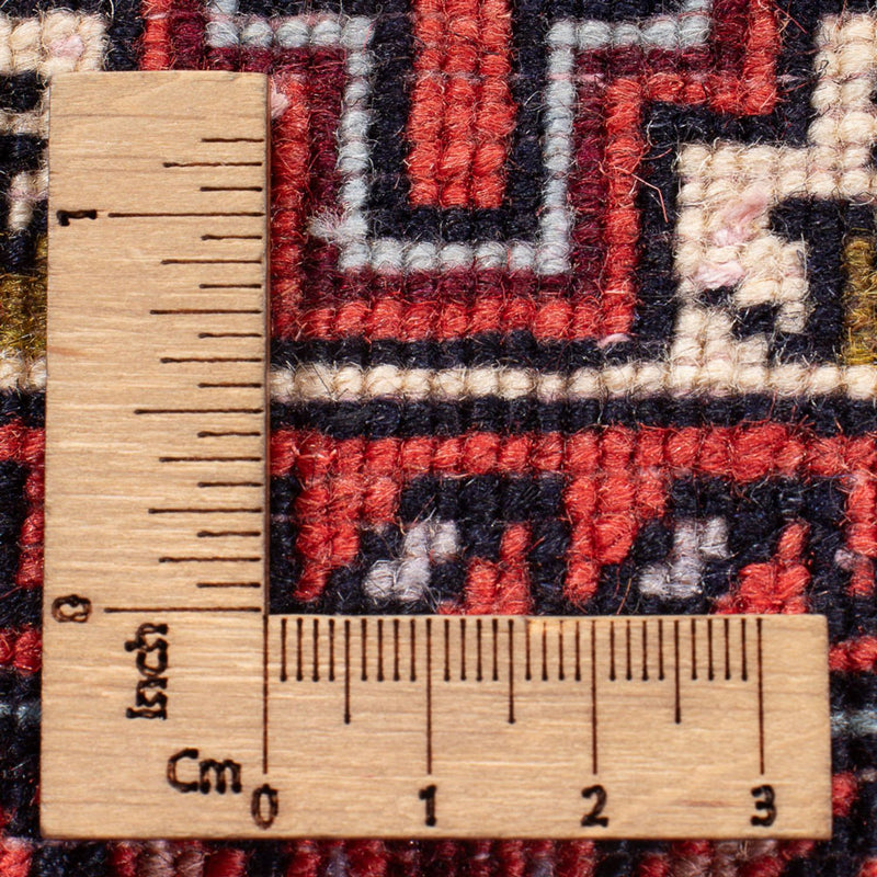 Persisk tæppe - Nomadisk - 123 x 82 cm - mørkerød