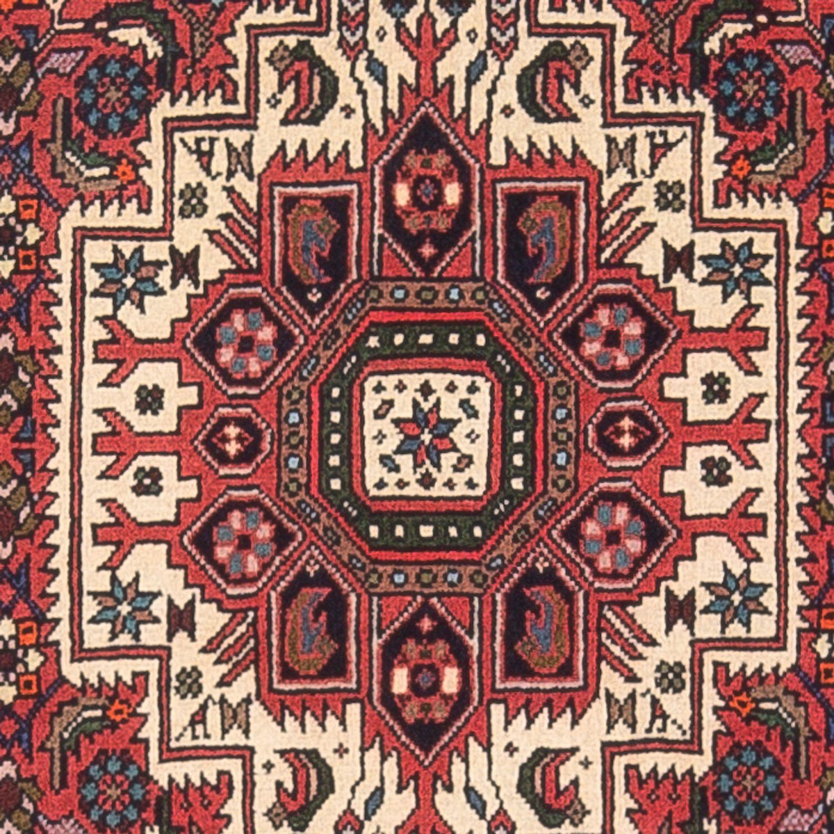 Persisk tæppe - Nomadisk - 125 x 75 cm - creme