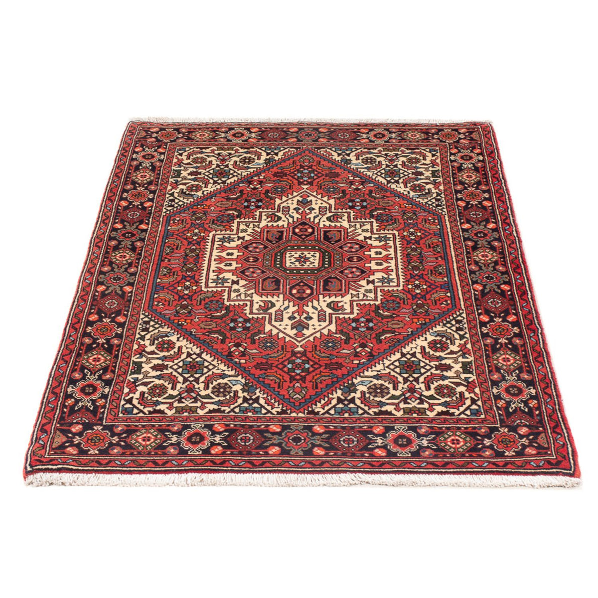 Persisk tæppe - Nomadisk - 125 x 75 cm - creme