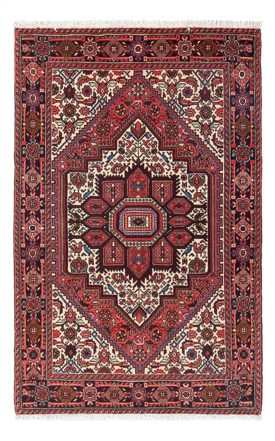 Persisk tæppe - Nomadisk - 125 x 75 cm - creme