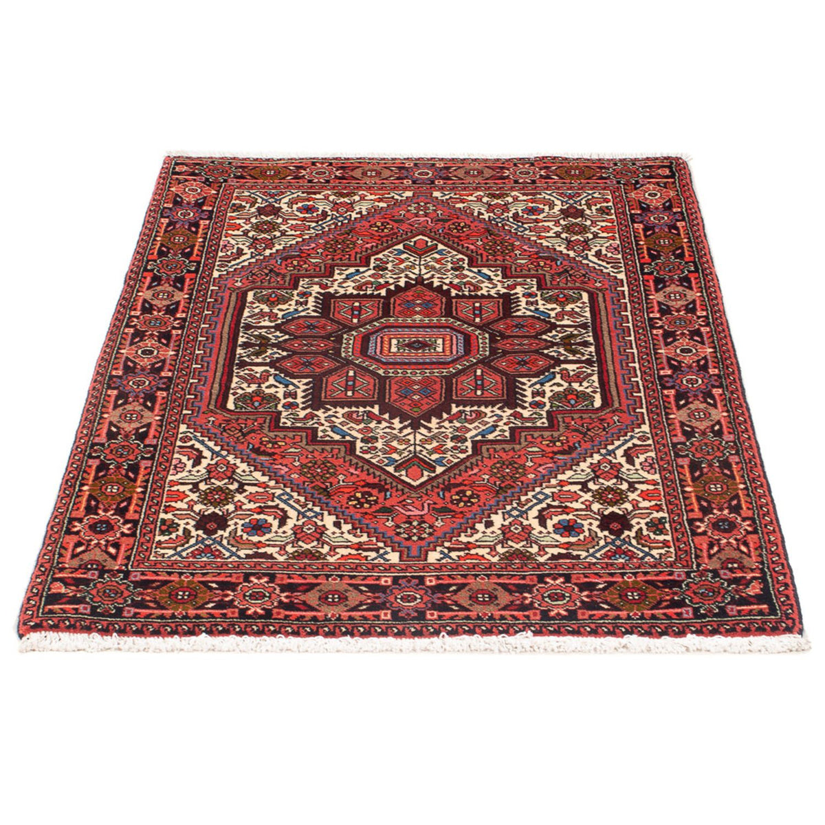 Persisk tæppe - Nomadisk - 125 x 75 cm - creme