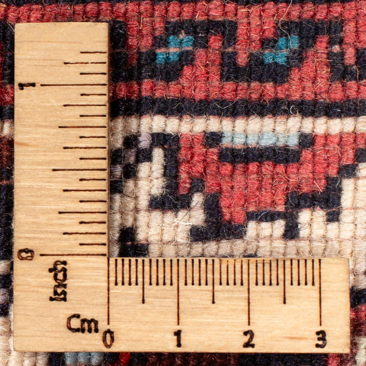 Persisk tæppe - Nomadisk - 93 x 62 cm - rød