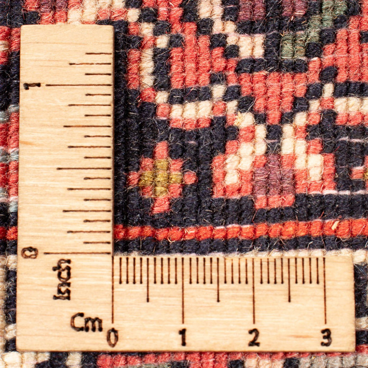 Persisk tæppe - Nomadisk - 91 x 58 cm - rød