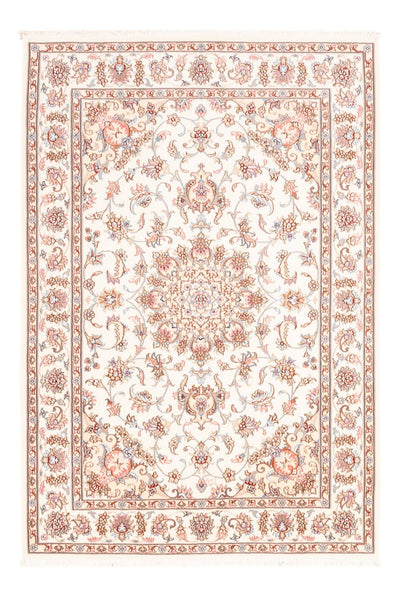Tabriz Tæppe 121x178cm - Persisk tæppe - creme