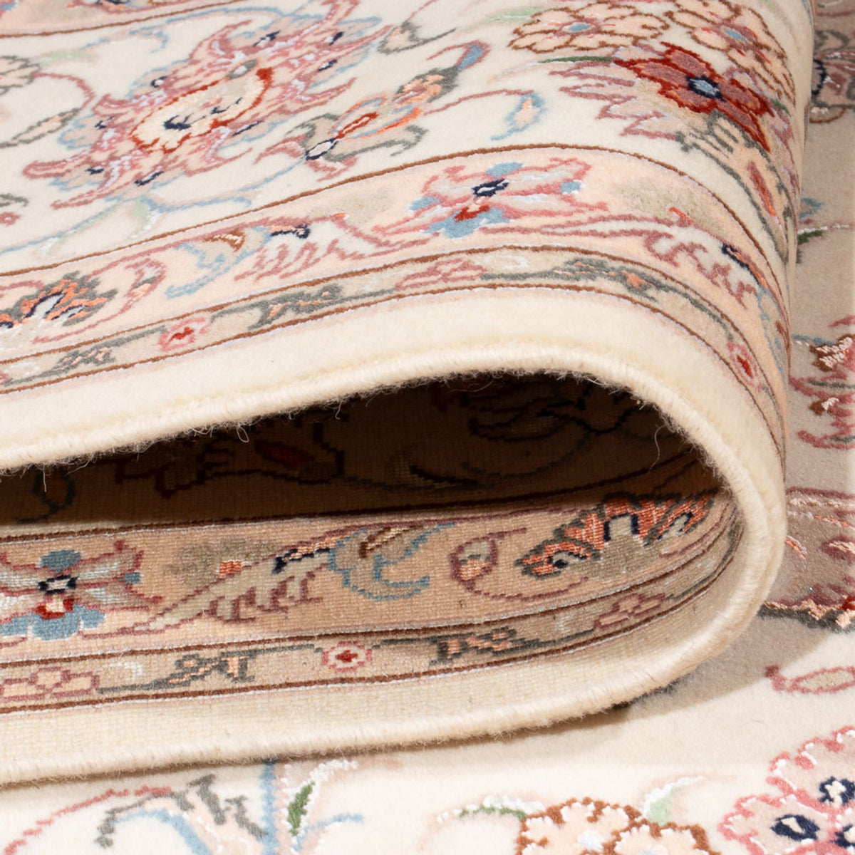 Persisk tæppe - Tabriz - Royal - 252 x 199 cm - creme