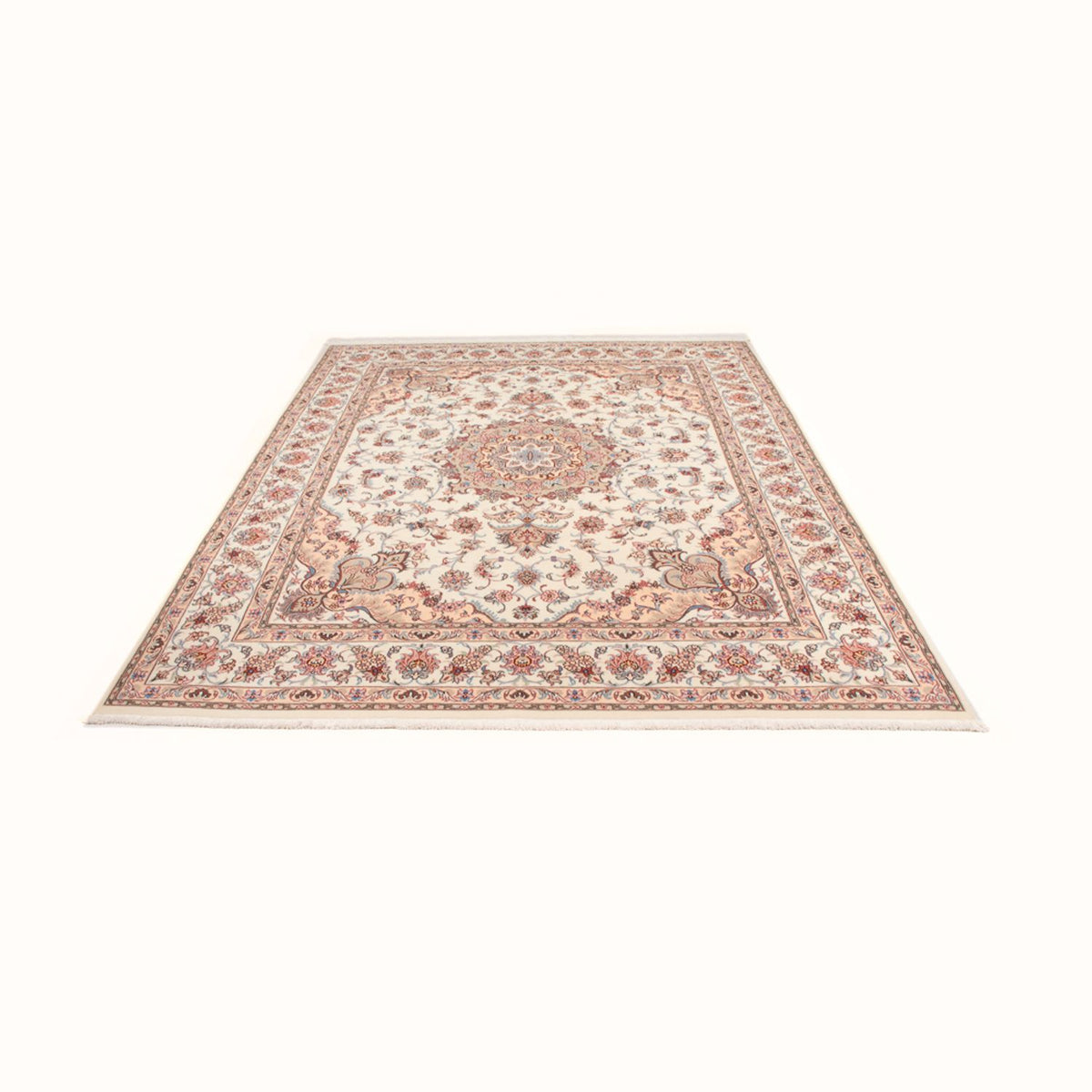 Persisk tæppe - Tabriz - Royal - 252 x 199 cm - creme