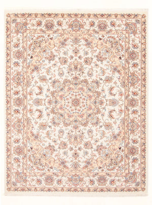 Persisk tæppe - Tabriz - Royal - 201 x 149 cm - creme