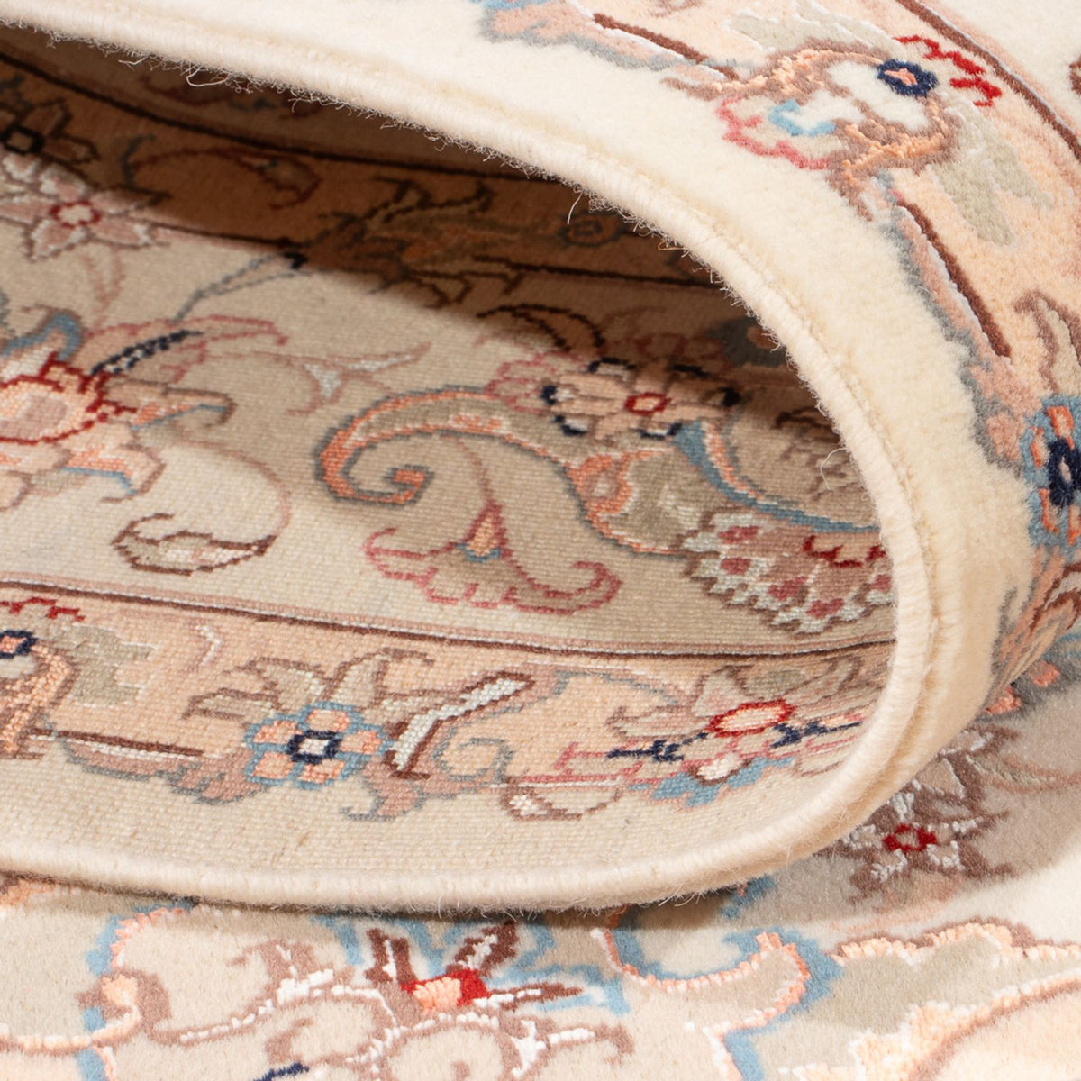 Persisk tæppe - Tabriz - Royal - 201 x 149 cm - creme