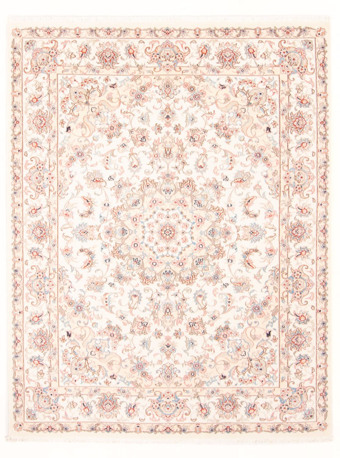 Persisk tæppe - Tabriz - Royal - 201 x 150 cm - creme