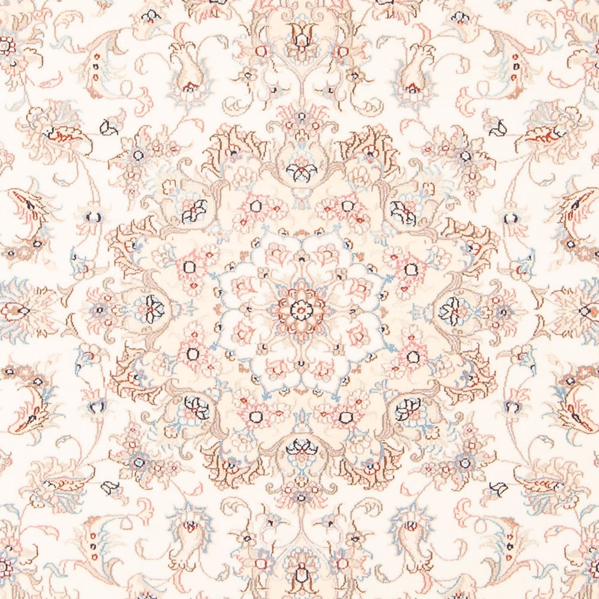 Persisk tæppe - Tabriz - Royal - 201 x 150 cm - creme