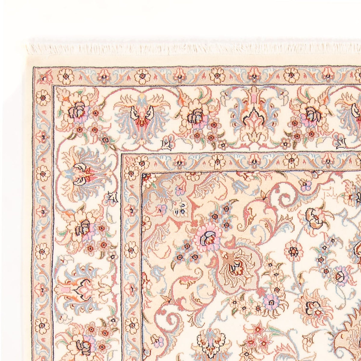 Persisk tæppe - Tabriz - Royal - 207 x 149 cm - creme