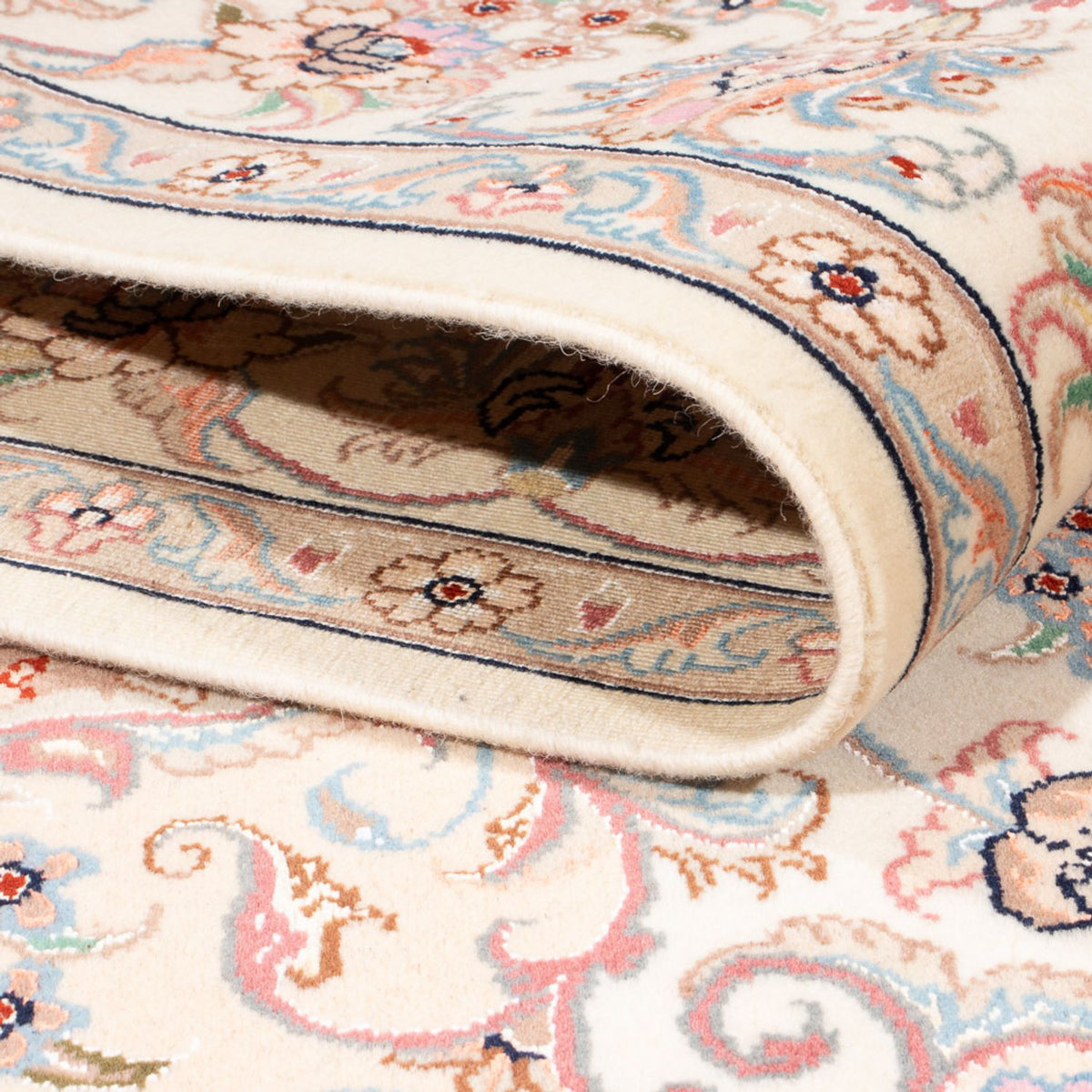 Persisk tæppe - Tabriz - Royal - 207 x 149 cm - creme