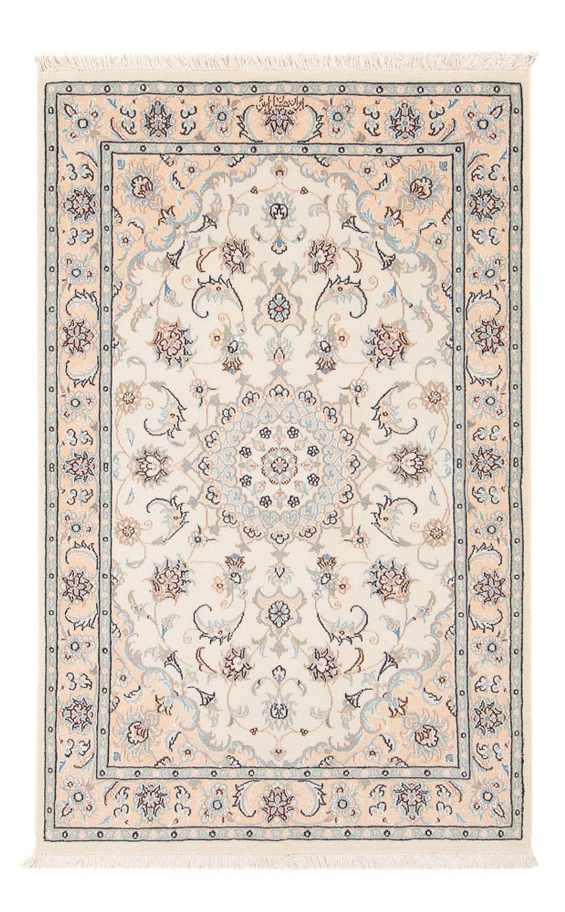 Persisk tæppe - Nain - Premium - 120 x 78 cm - creme