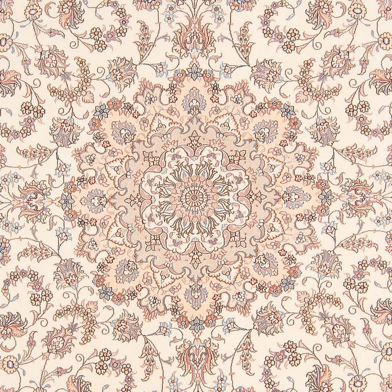 Persisk tæppe - Tabriz - Royal rundt  - 250 x 250 cm - creme