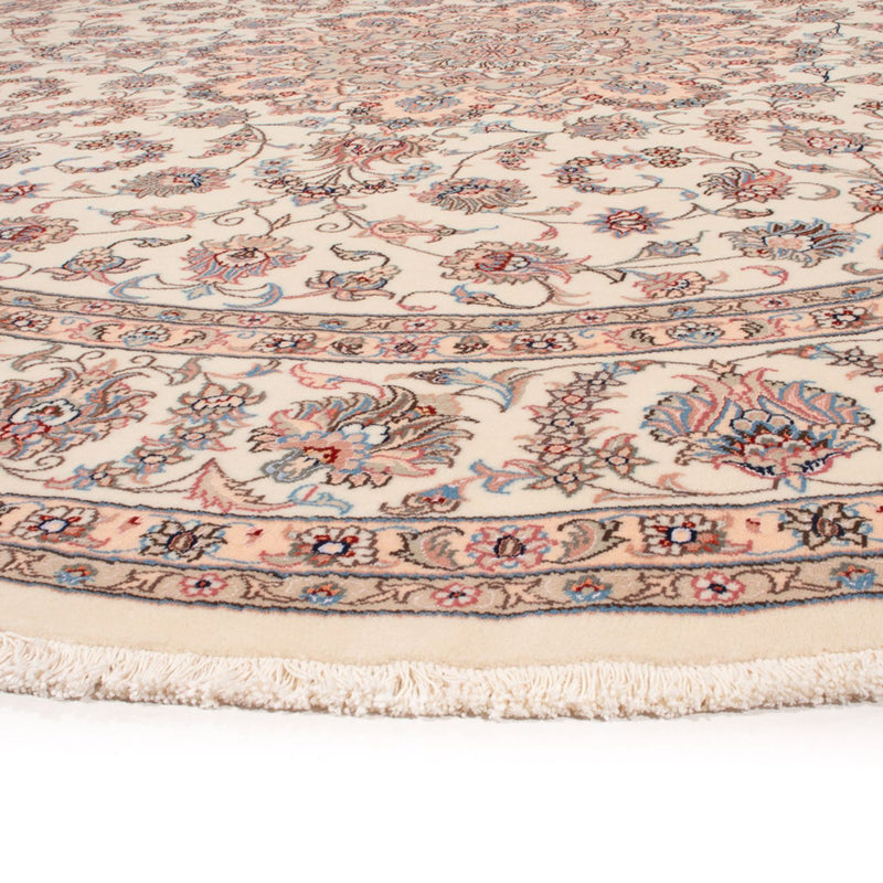 Persisk tæppe - Tabriz - Royal rundt  - 250 x 250 cm - creme