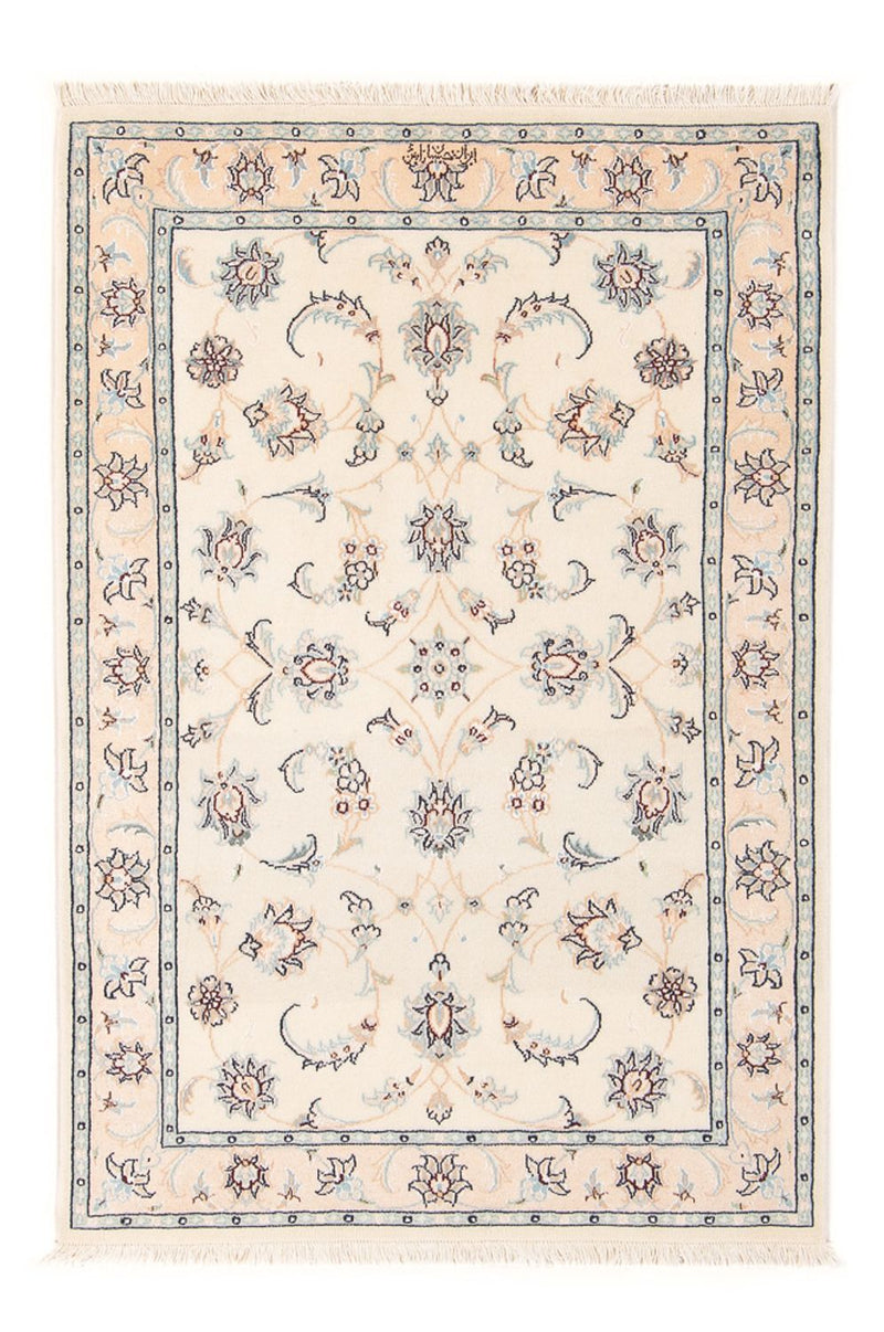 Persisk tæppe - Nain - Premium - 126 x 80 cm - creme