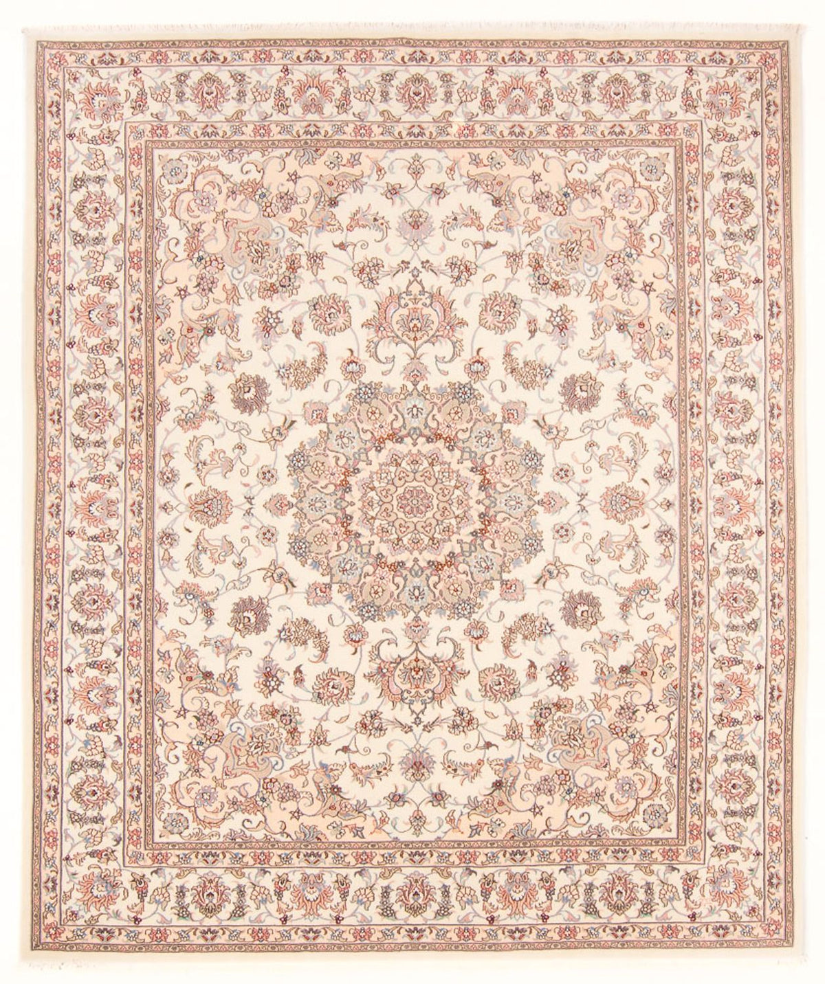 Persisk tæppe - Tabriz - Royal - 248 x 198 cm - creme