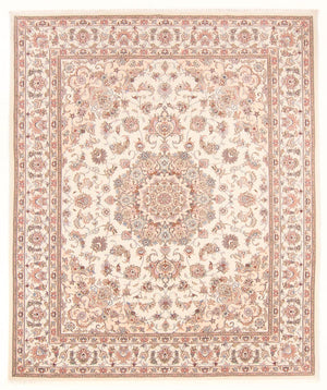 Persisk tæppe - Tabriz - Royal - 248 x 198 cm - creme
