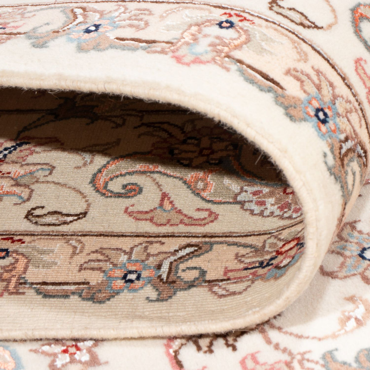 Persisk tæppe - Tabriz - Royal - 205 x 150 cm - creme