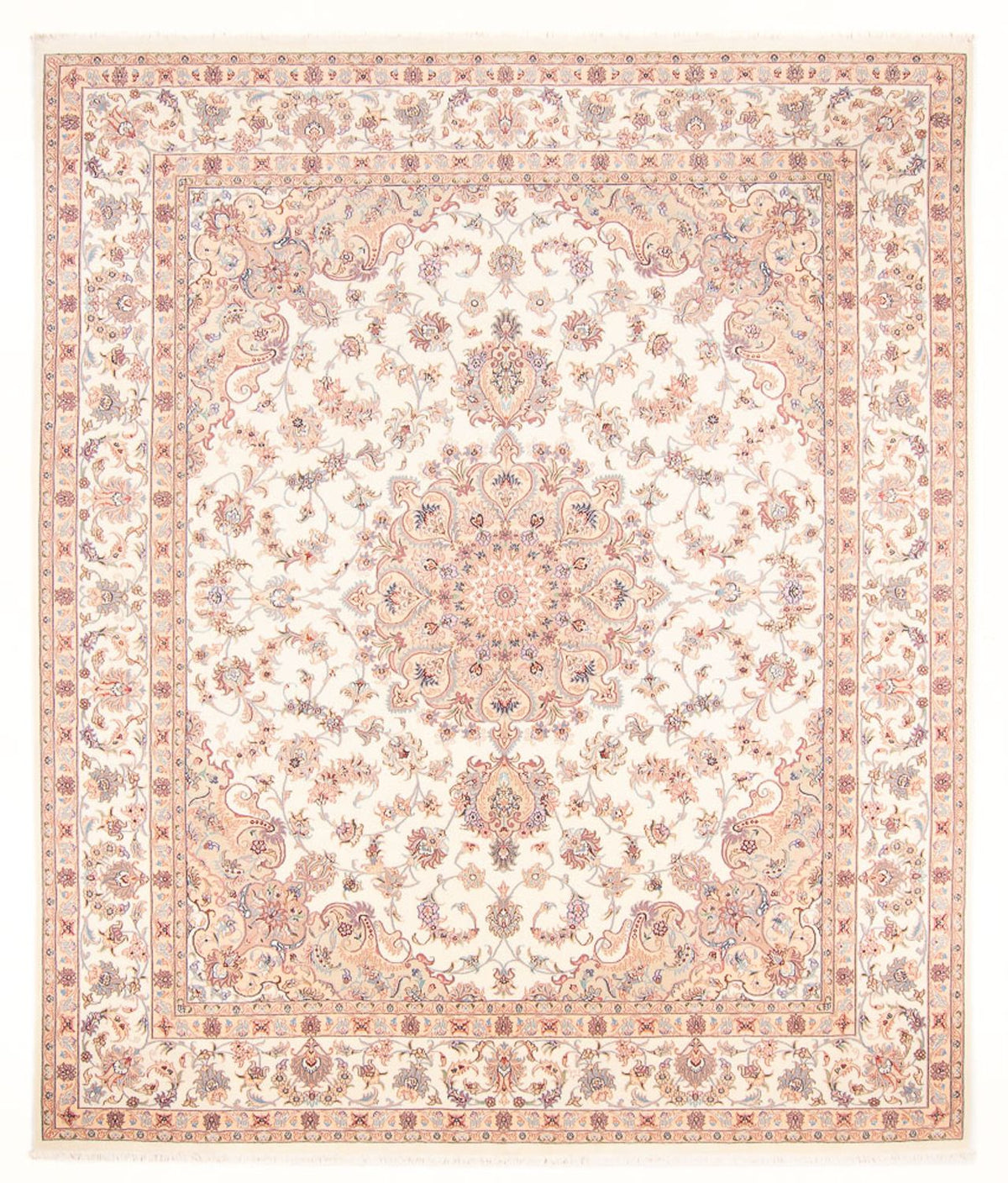 Persisk tæppe - Tabriz - Royal - 300 x 252 cm - creme