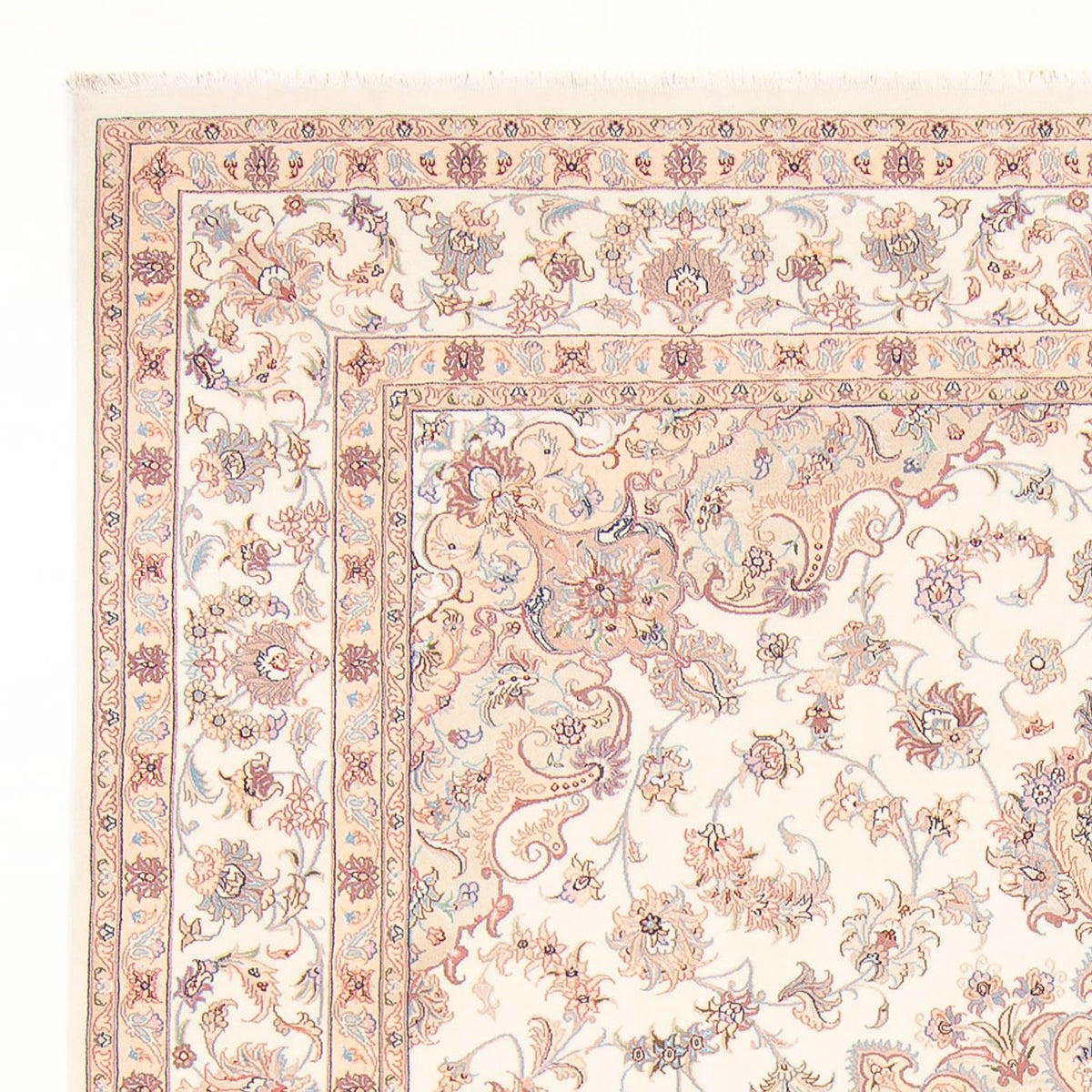 Persisk tæppe - Tabriz - Royal - 300 x 252 cm - creme