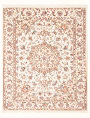 Persisk tæppe - Tabriz - Royal - 197 x 150 cm - creme