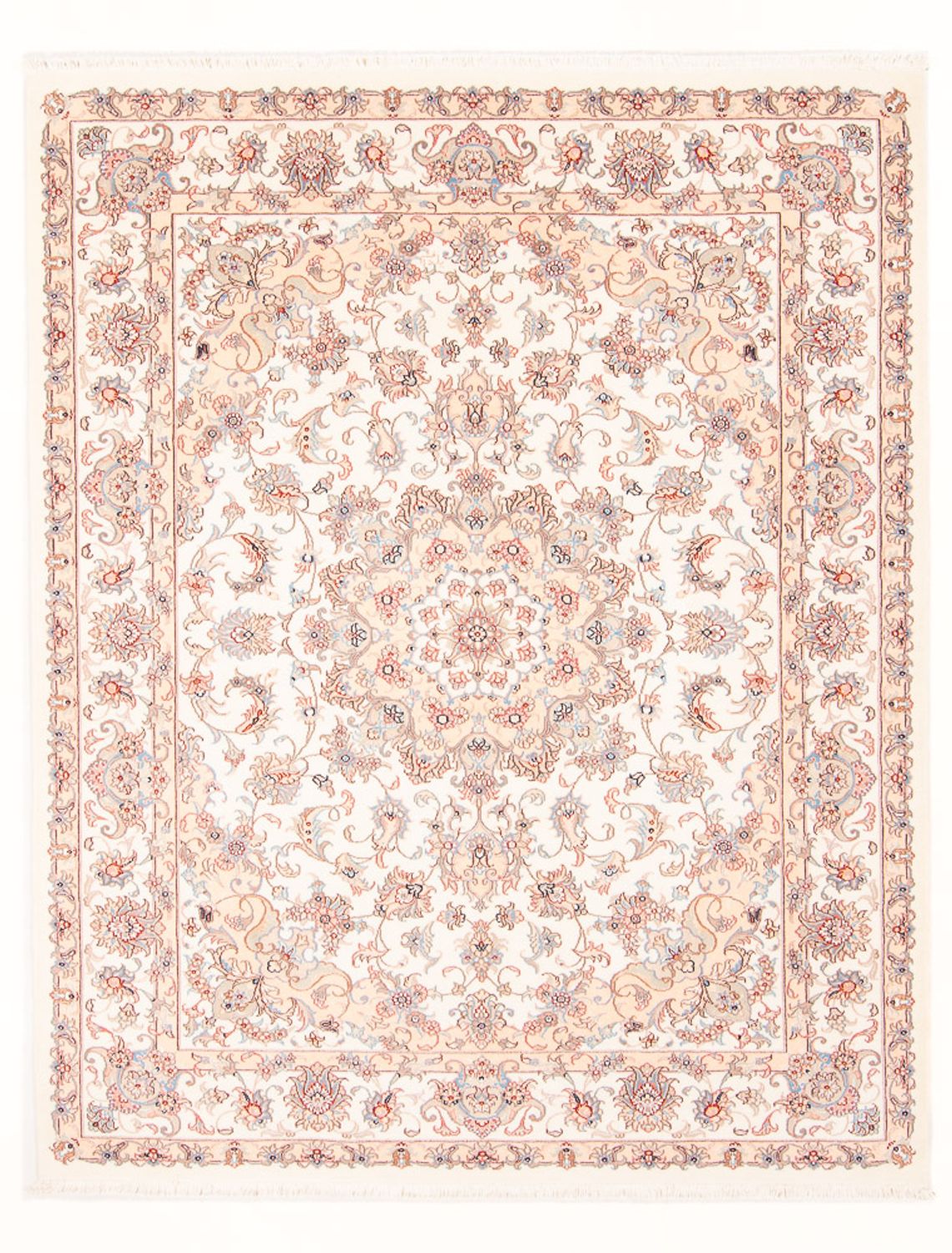Persisk tæppe - Tabriz - Royal - 200 x 151 cm - creme