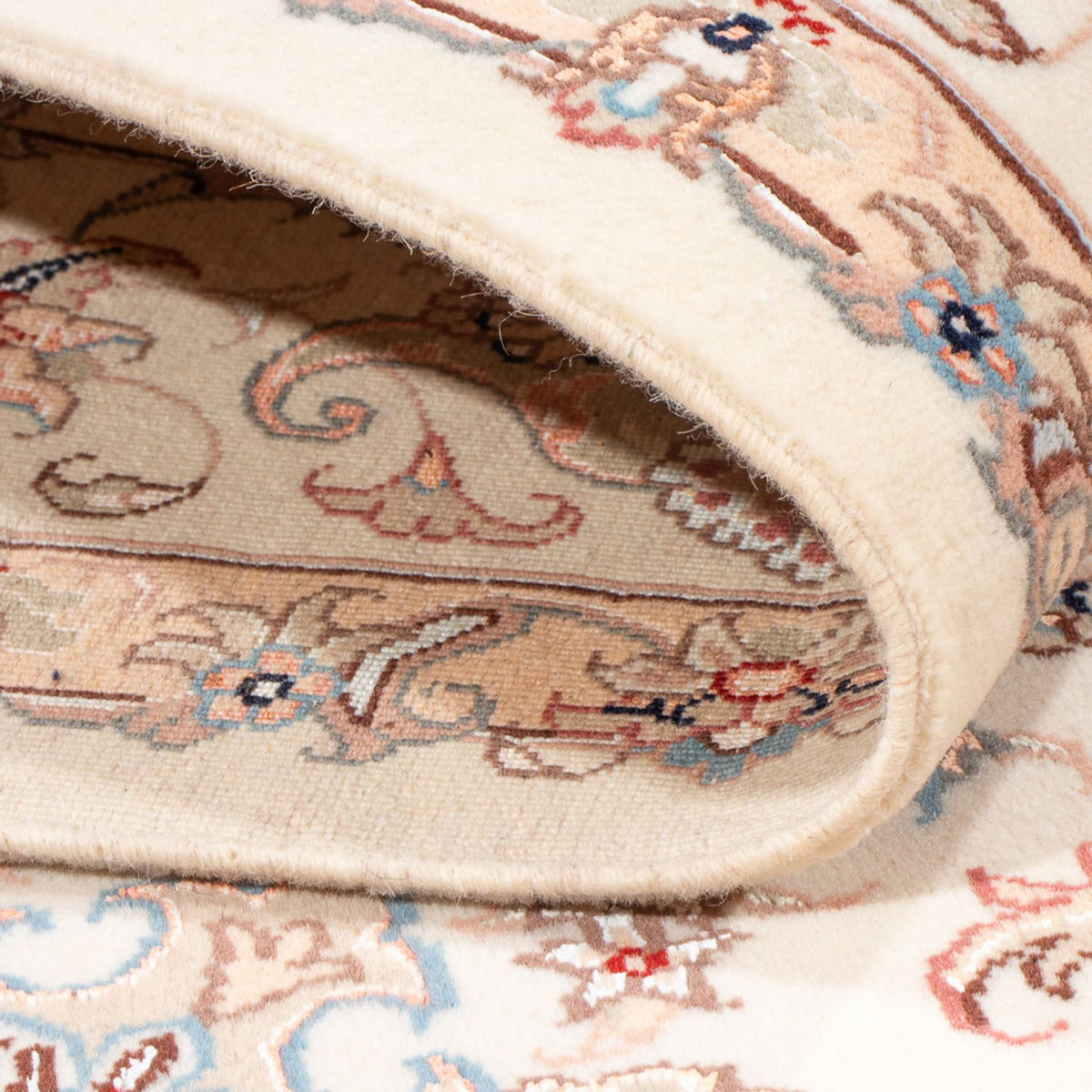 Persisk tæppe - Tabriz - Royal - 200 x 151 cm - creme