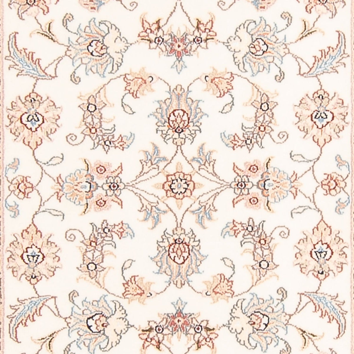 Løber Persisk tæppe - Tabriz - Royal - 292 x 82 cm - creme