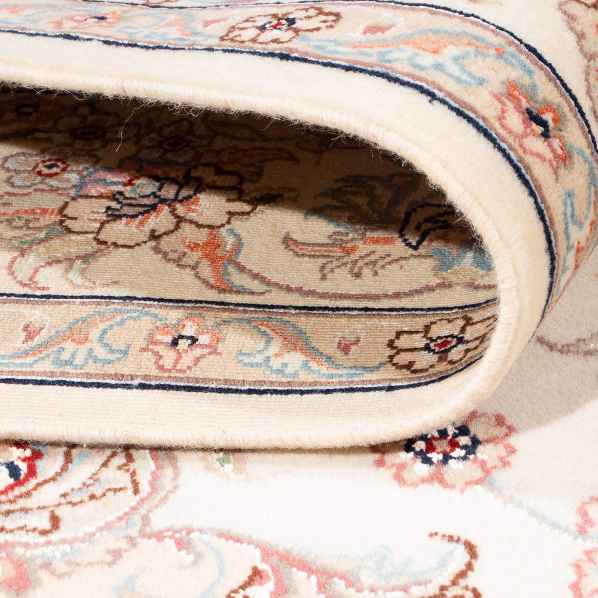 Persisk tæppe - Tabriz - Royal - 204 x 147 cm - creme