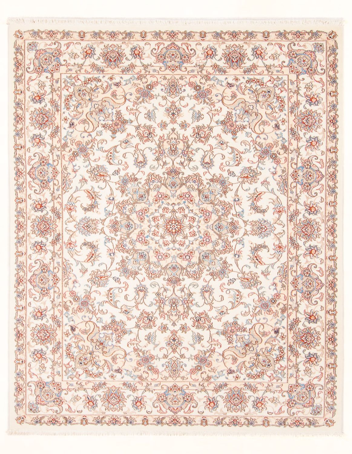 Persisk tæppe - Tabriz - Royal - 200 x 151 cm - creme