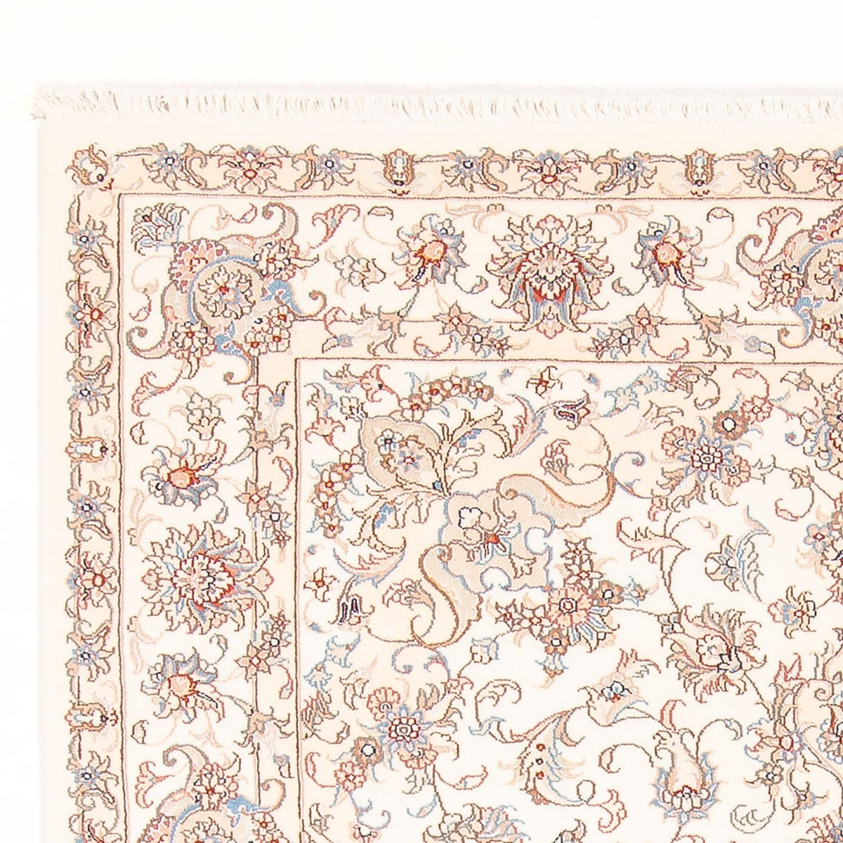 Persisk tæppe - Tabriz - Royal - 200 x 151 cm - creme