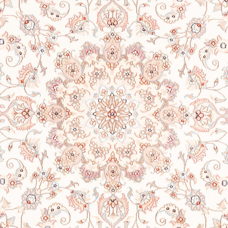 Persisk tæppe - Tabriz rundt  - 157 x 151 cm - creme