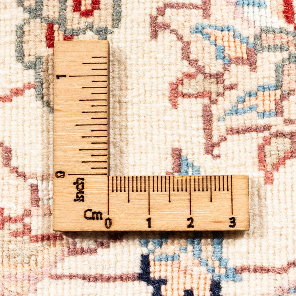 Persisk tæppe - Tabriz rundt  - 154 x 147 cm - creme