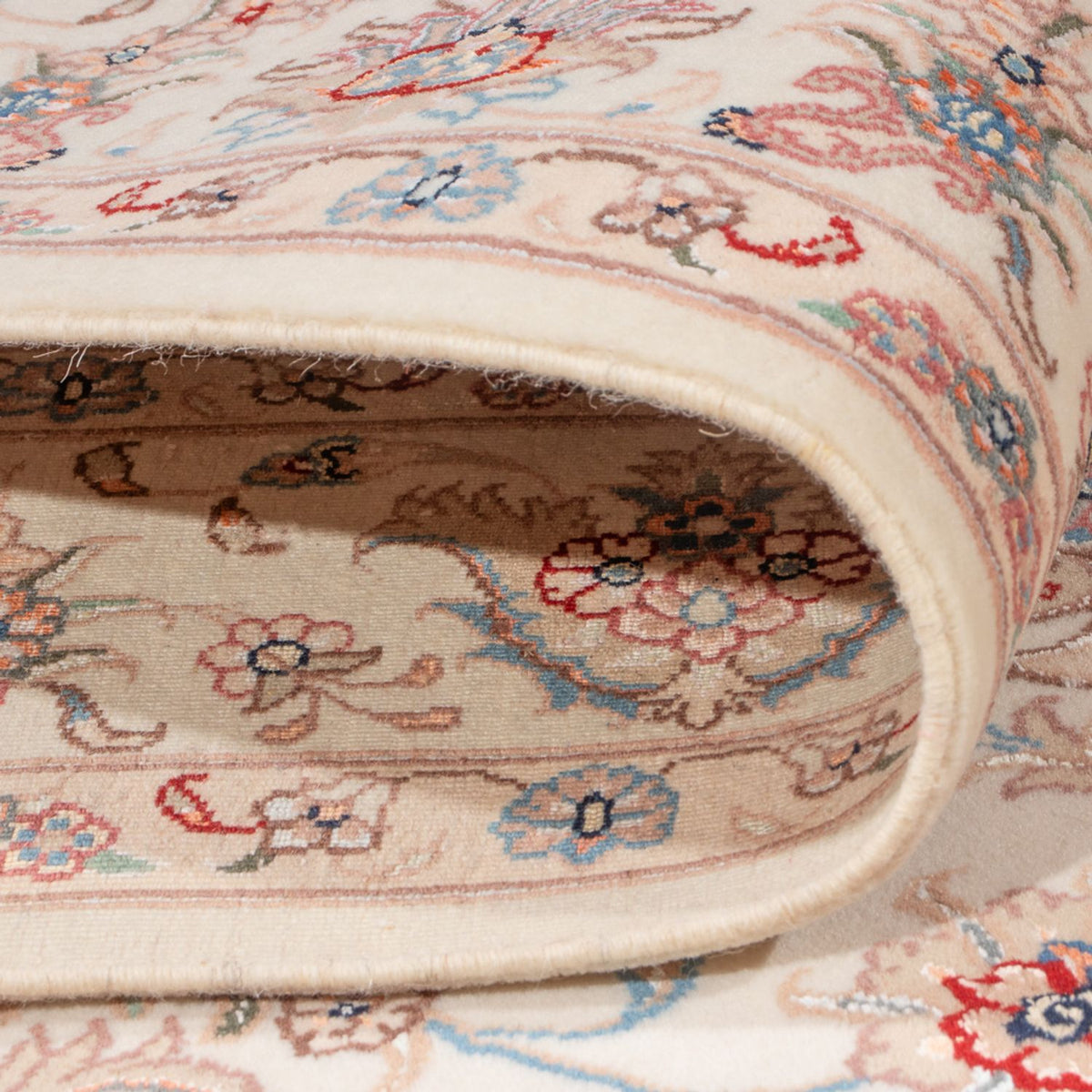 Persisk tæppe - Tabriz - Royal - 188 x 150 cm - creme