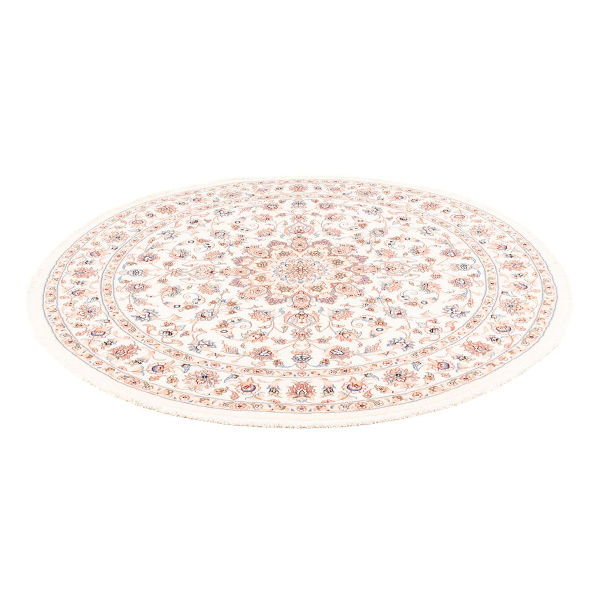 Persisk tæppe - Tabriz rundt  - 151 x 146 cm - creme