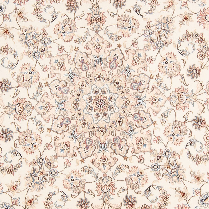 Persisk tæppe - Tabriz - Royal rundt  - 197 x 194 cm - creme