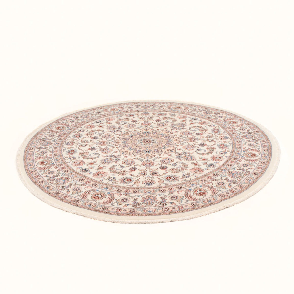 Persisk tæppe - Tabriz - Royal rundt - 202 x 196 cm - creme