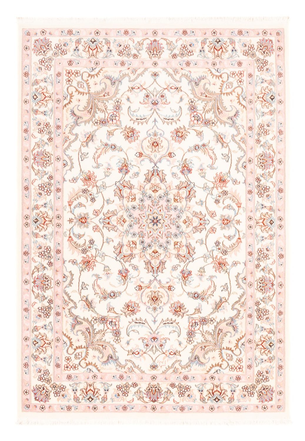 Persisk tæppe - Tabriz - 157 x 108 cm - creme