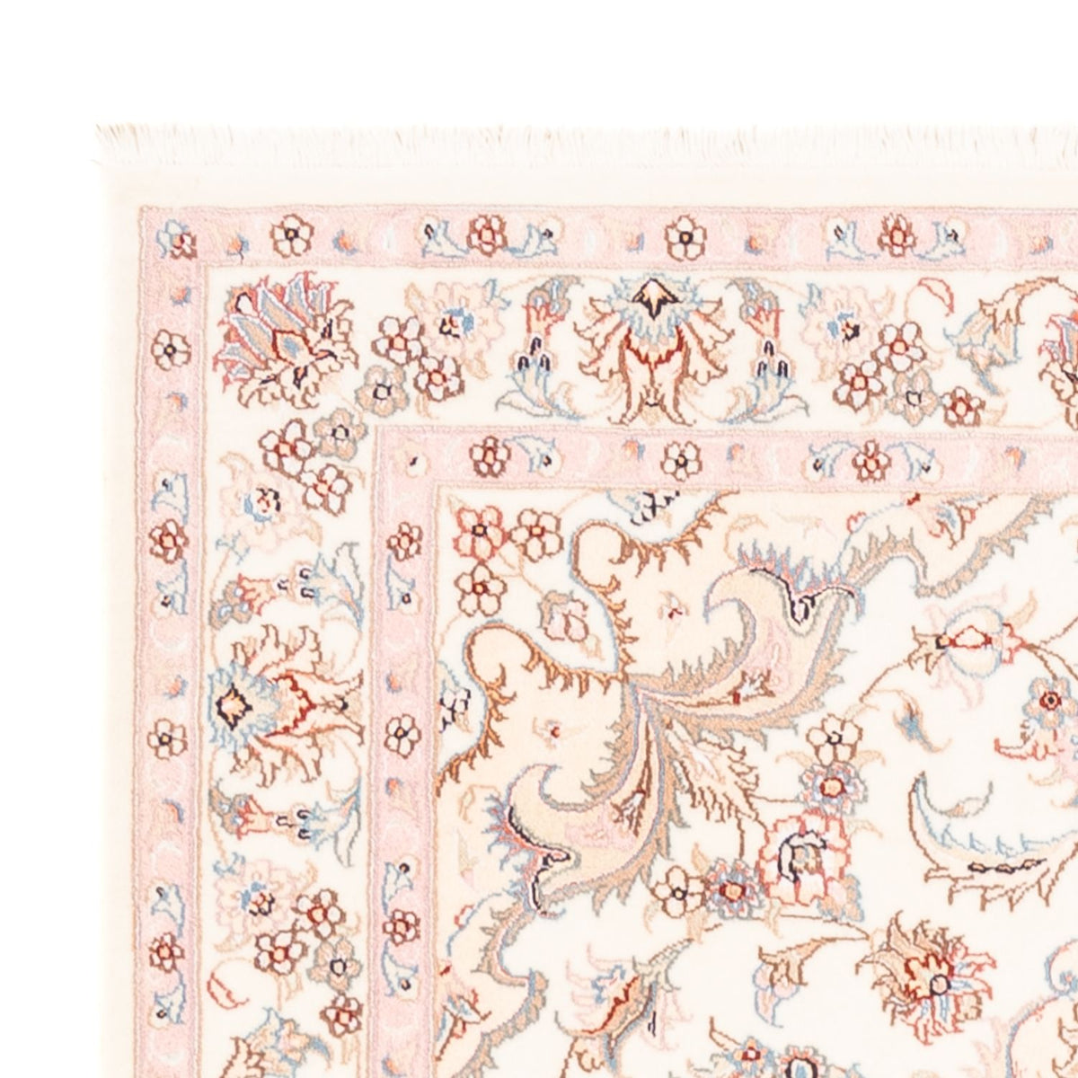 Persisk tæppe - Tabriz - 157 x 108 cm - creme