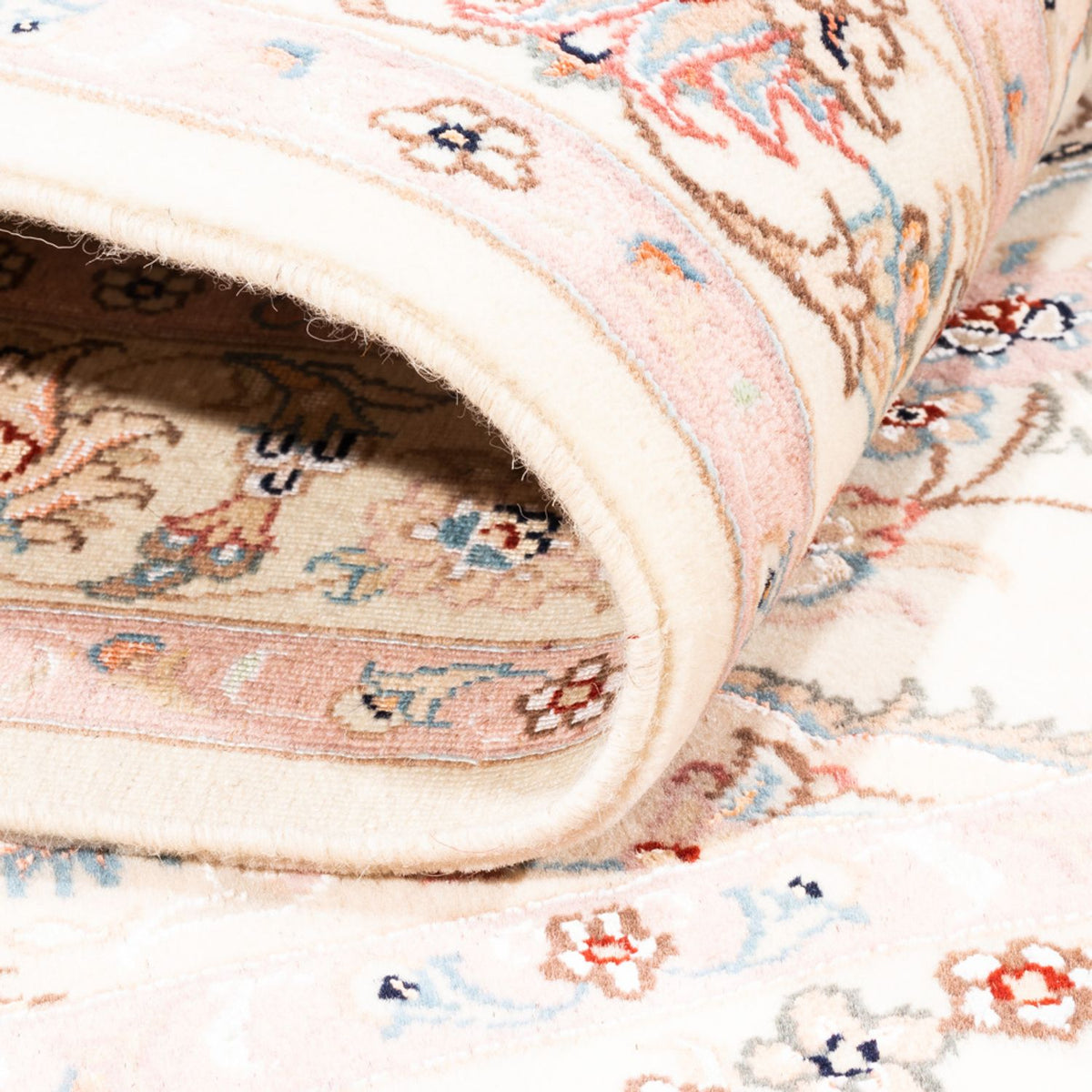 Persisk tæppe - Tabriz - 157 x 108 cm - creme