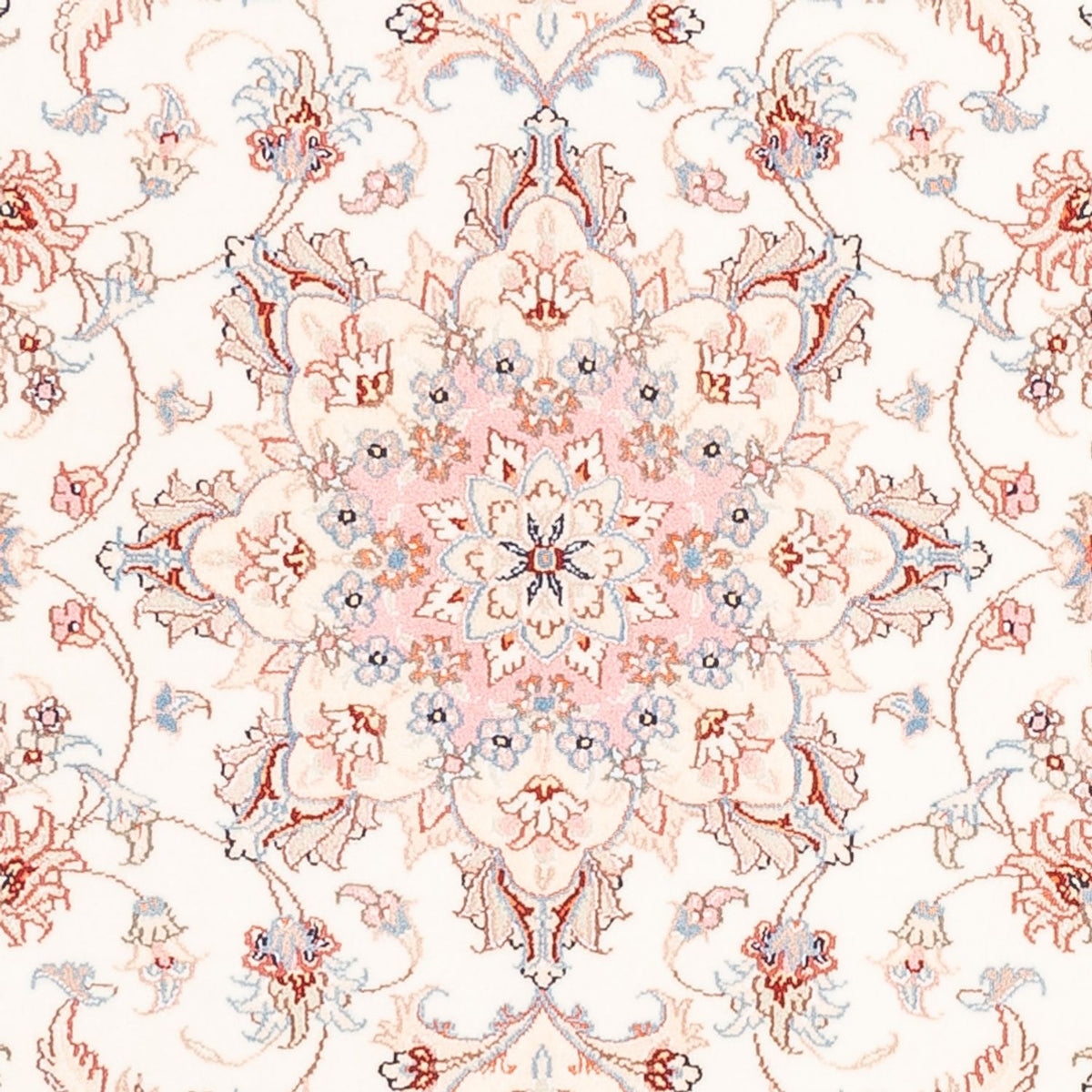 Persisk tæppe - Tabriz - 154 x 108 cm - creme