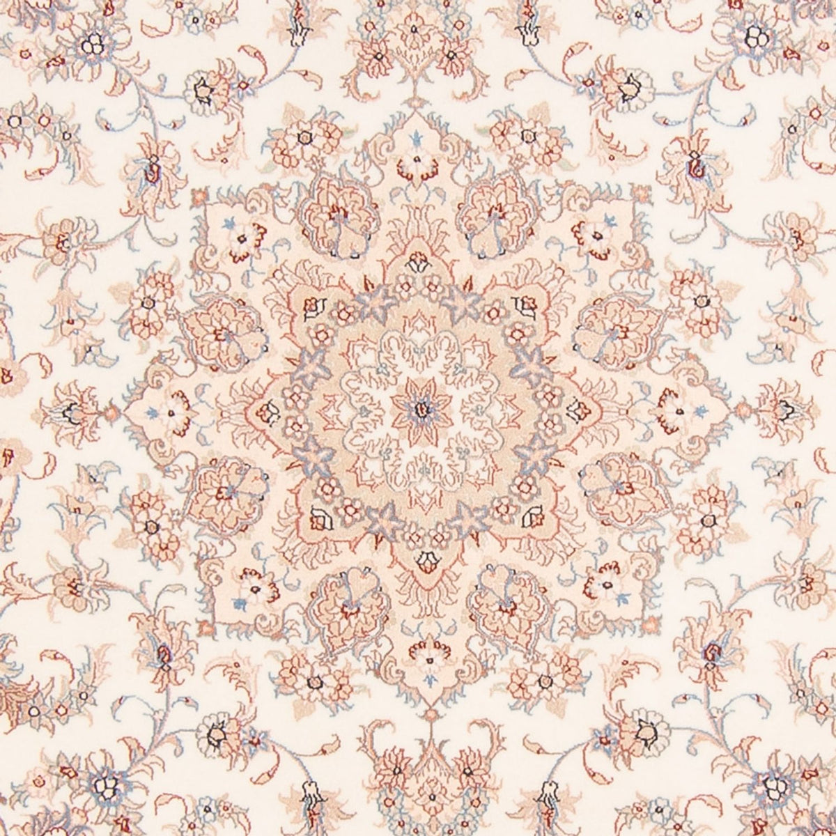 Persisk tæppe - Tabriz - Royal firkantet - 205 x 200 cm - creme