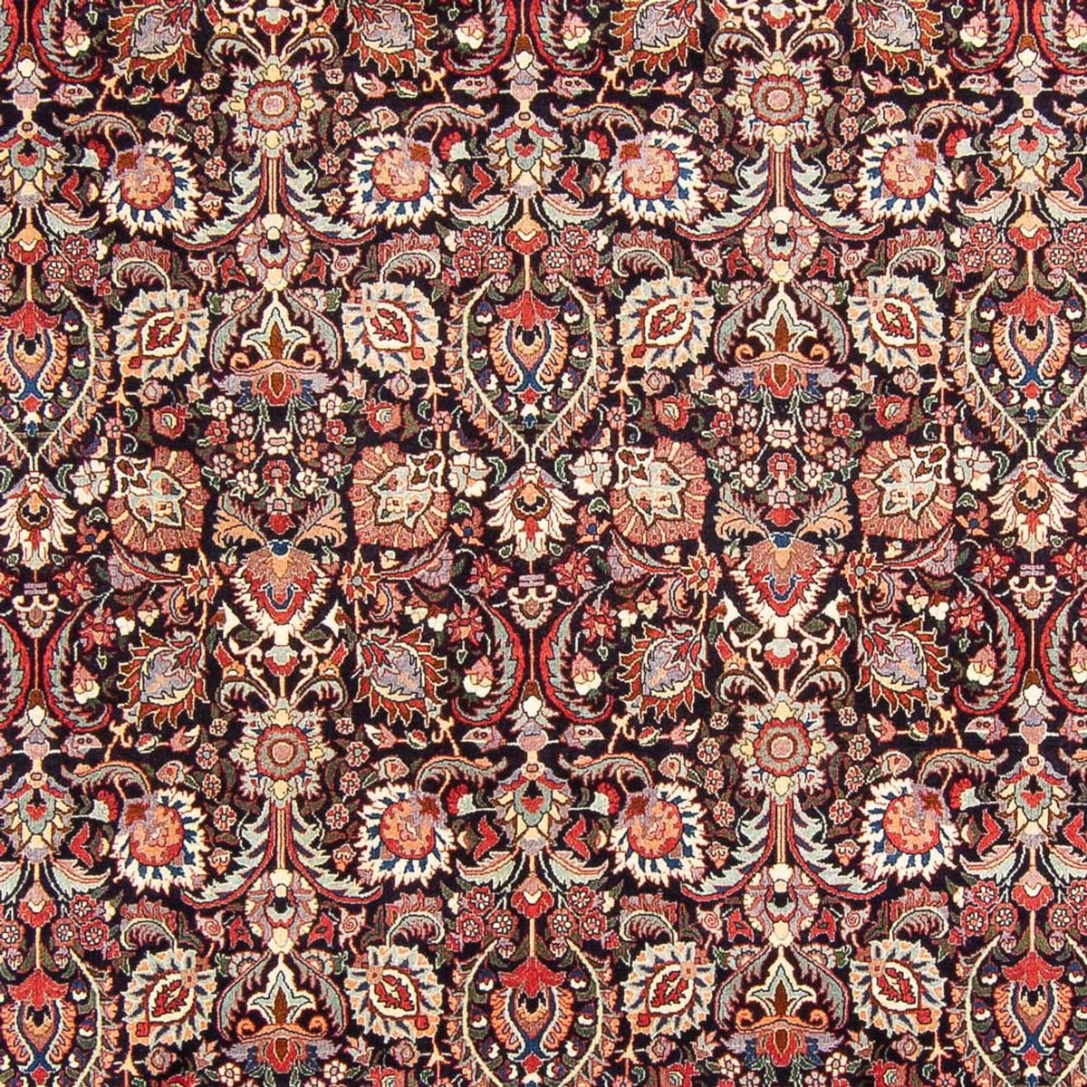 Persisk tæppe - Bijar - Royal - 295 x 205 cm - mørkeblå