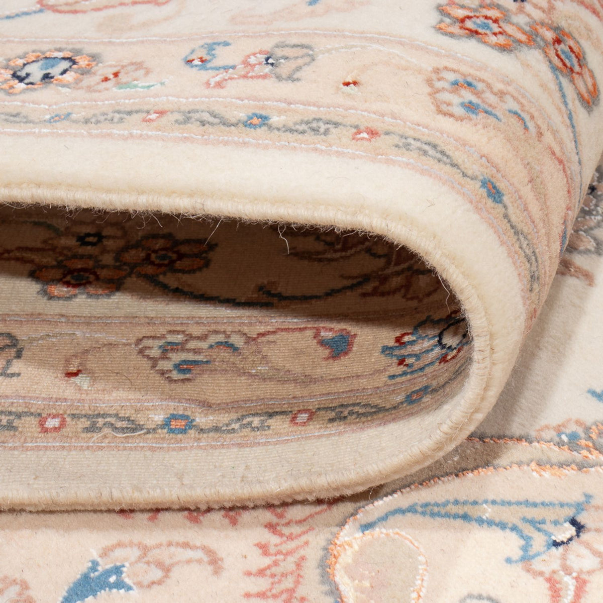 Persisk tæppe - Tabriz - Royal firkantet - 211 x 198 cm - creme